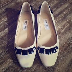 Cream Colored Jimmy Choo Flats